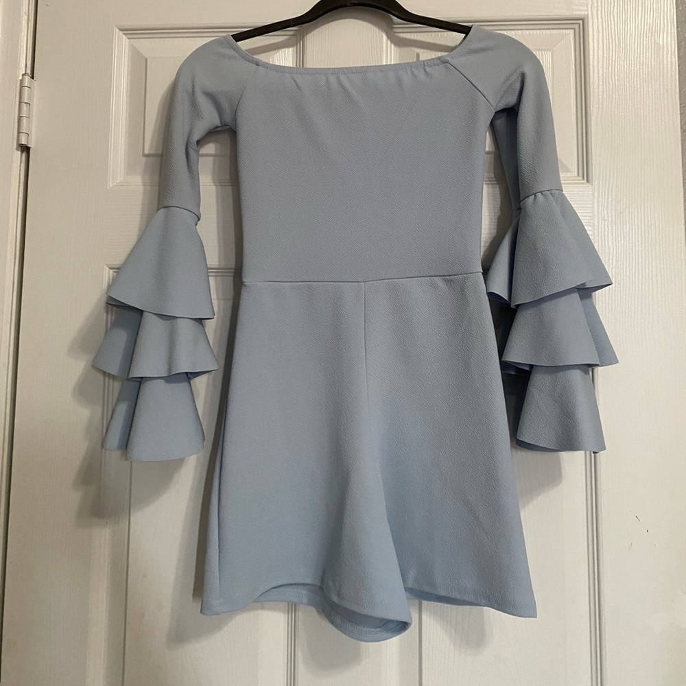 XS fitted romper from PrettyLittleThing